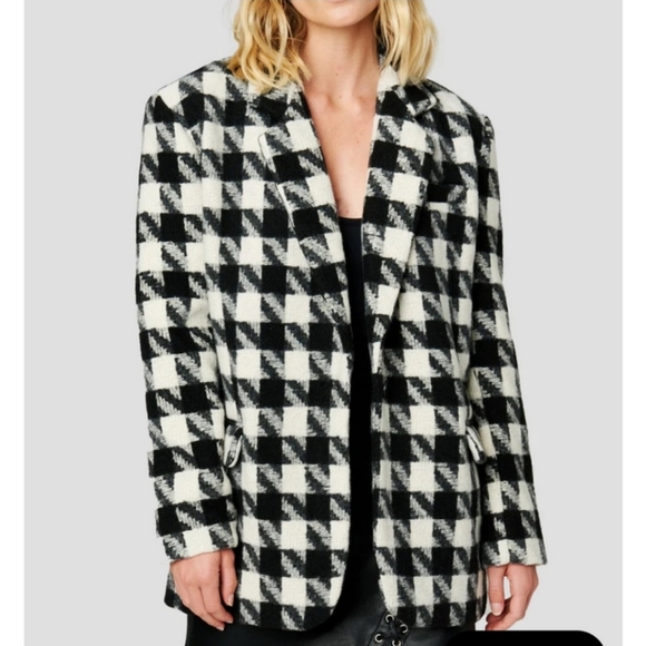 Blank NYC Blazer Houndtooth Woman's  XS - Picture 2 of 8